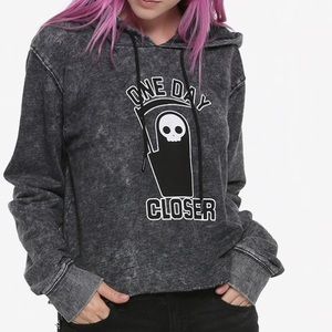 Chibi Reaper Crop Hoodie